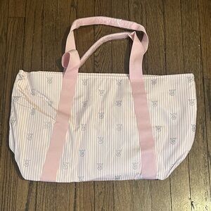 Victoria's Secret Pink Striped Tote